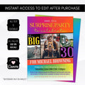 surprise party invitation template pride